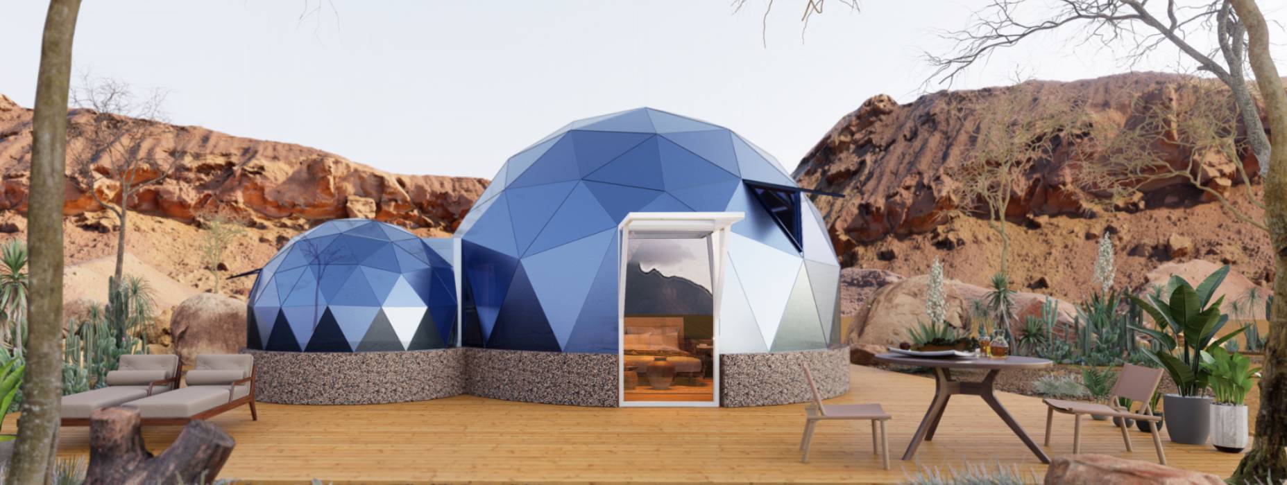 游仙区球形智能光伏玻璃星空房